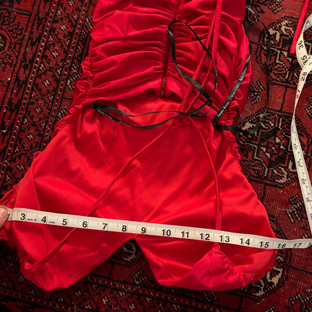 JESSICA ANGEL 813 Red Lace-Up Classic Long Prom Dress XXS - Picture 11 of 11